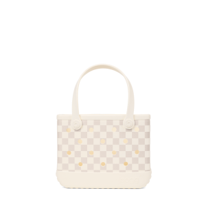 Bitty Bogg Bag - Checkered Coconut/Mushroom