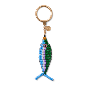 Bogg'd & Charmed - Beaded Fish Blue/Green